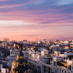 Vistas de Madrid desde Hotel Madrid Río, alojamiento céntrico cerca del río Manzanares y atracciones turísticas.